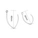 Stainless Steel Flattened Anti Allergic V-shaped Earrings Popular DIY Large Ear Hook Accessories_ipsvogv.com