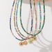 Colorful Peacock Bead Collarbone Chain, Fashionable, Personalized, Trendy, Round Titanium Steel Pendant, Short Necklace_ipsvogv.com