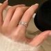 luxury Surround Super Temperament Zircon Light Sparkling Niche Ins, Unique Design, Adjustable Index Finger Ring, Female Ins, Design, Ring,_ipsvogv.com