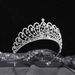2023 New Bride Rhinestone Tiara Wedding Dress Crown Princess Crown Handmade Diamond Headband Performance Hair Crown_ipsvogv.com