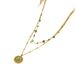INS Style Handmade Chain Tianhe Stone Necklace With Stacked Stainless And Titanium Steel Popular Accessories_ipsvogv.com