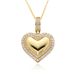 Copper Plated Gold Micro Inlaid Zircon Light Luxury Cold Style Niche Love Heart Pendant Necklace_ipsvogv.com