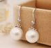 Korean temperament net red i pearl earrings women's simple and versatile earrings_ipsvogv.com