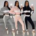 Women's Clothing Long Sleeve Fashion Casual Suit Color Matching Style _ipsvogv.com