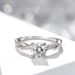 Sanjie's New Rose Gold Plated Two Tone Princess Square Diamond Engagement Ring_ipsvogv.com