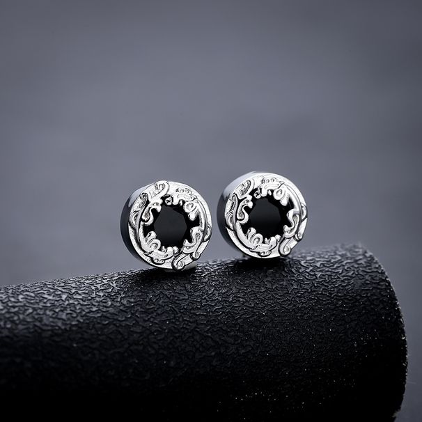 Pixiu Earrings Men's Micro Inlaid Zircon High-end Temperament, Fashionable Ear Hole Maintenance, Personalized Earrings,_ipsvogv.com