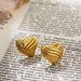 Personality Heart Diamond Stud Earrings For Women Light Luxury High End Niche Temperament French Retro Earrings_ipsvogv.com