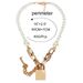 Fashion Temperament Pearl Lock Necklace Pendant Ins Style Simple Clavicle Chain Necklace Female_ipsvogv.com