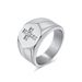 Titanium steel diamond cross ring ring retro high end niche fashion wrench hand jewelry_ipsvogv.com