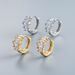 Unisex New Geometric Diamond Earrings Design Fresh And Simple Fashion Temperament Ear Clip Personality Trend Earrings_ipsvogv.com