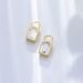 Women's Jewelry 925 Sterling Silver Geometric Square Zircon Earrings Small Personality Earrings Earrings Temperament Ladies Earrings_ipsvogv.com