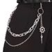 European Jewelry Pointed-billed Bird Head Pendant Metal Waist Chain Street Shot Fashion Hollow Rudder Multi-layer Men's And Women's Trousers_ipsvogv.com
