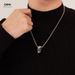 Men's Jewelry Street Fashion Stainless Steel Necklace Retro Trend Personality Skull Titanium Steel Accessories_ipsvogv.com