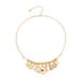 Women's Jewelry Mysticism Coin Diamond Embossed Small Pendant Bib Necklace Fashion Necklace_ipsvogv.com