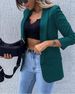 Women's Clothing new style long sleeved fashion sexy printed suit jacket_ipsvogv.com