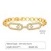 Bracelets Women's Zircon Bracelet Flower Heart Shaped Round Leaf Snake Shaped Spring Water PBR 101_ipsvogv.com