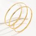 Simple Hollow Three-Layer Metal Arm Ring Personalized Geometric Hip-Hop Punk Niche Arm Bracelet Opening Adjustable Body Chain_ipsvogv.com