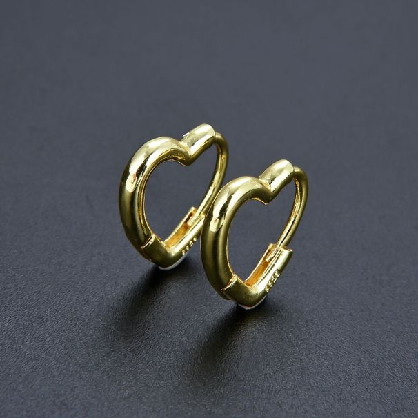 Women’s Jewelry Set Fashion Light Luxury Simple Ins Style Version Of Heart Shaped Earrings Ladies Earrings Gold And Silver Love Romantic Love_ipsvogv.com