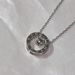Roman Numeral Dial Necklace, Women's Zircon Pendant, Simple Circular Ring Collarbone Chain, Light Luxury, High-end_ipsvogv.com