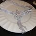 Super Shiny Full Diamond High-End Necklace For Women, Adjustable Flower Tassel Luxurious Choker With Bowknot Ribbon Neck_ipsvogv.com