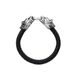 Titanium steel Wolf head handmade leather rope bracelet personality creative men's bracelet jewelry bracelet for men and women_ipsvogv.com