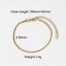 Classic Gold Rope Fried Dough Twists Chic Gift Gold-plated Stainless Steel Fashion Bracelet Jewelry Batch_ipsvogv.com