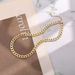 Brass Electroplated Gold Hot Selling Heavy Industry High-end Men's Women's Necklac Fashionable And Versatile_ipsvogv.com