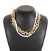 N11771 Metal Style Pearl Layered Neckchain for Women's Light Luxury and High Grade Vintage Middle Ages Necklace_ipsvogv.com