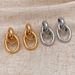 Women's Jewelry High Grade Metal Minimalist Geometric Earrings Simple And Light Luxury Earrings Daily Versatile Earrings_ipsvogv.com