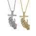 Men's Jewelry Cross Hip Hop New Cross Hand Pendant Full Of Diamonds Inlaid New Necklace Jewelry_ipsvogv.com