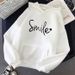 Women's clothing 2023 new autumn letter hooded loose ladies sweatshirt women's tops _ipsvogv.com