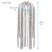Rhinestone long tassel headdress exaggerated personality headband hair accessories ins style hair accessories hair hoop_ipsvogv.com