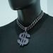 Popular Hip Hop Accessories HIPHOP Dollar Pendant Necklace, Hip Hop Men's Necklace Pendant_ipsvogv.com