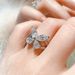 Cao Shi's a Popular Female Online Live Broadcast, Same Light Luxury Bowknot Zircon Ring for Women_ipsvogv.com