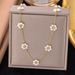 Spring Hot Selling New Colorful Floral Handmade Necklace With Vacuum Electroplating Quality That Is Not Easy To Fade_ipsvogv.com