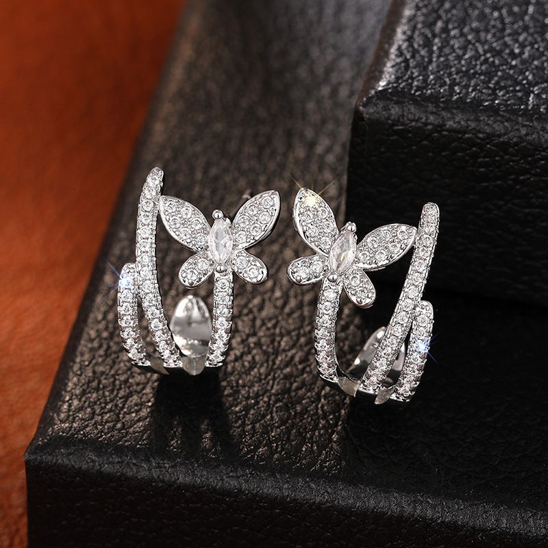 Cao Shi, Ou Han Butterfly Line Erings, Women's Exquisite, Sweet And Elegant Accessories, Fashion Erings For Daily_ipsvogv.com