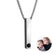 Stainless Steel Men's Cubic Column Pendant In 100 Languages. I Love You. Projection Necklace, Customized Color Photo,_ipsvogv.com