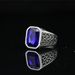 Titanium Steel Cuban Chain Design Men's Open Trendy Brand Versatile Tail Index Finger Ring High End Sense Niche_ipsvogv.com
