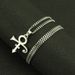 Creative New Product Jewelry Smooth Cross Symbol Pendant Stainless Steel Cuban Chain Personalized Necklace_ipsvogv.com
