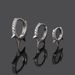 Unisex popular punk rivet round earrings for women with smooth zircon piercing earrings earrings_ipsvogv.com