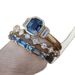Sanjie 2025 New Ins Three Piece Ring Set Alloy Inlaid Zircon Handmade Charm Fashion Accessories For Women_ipsvogv.com