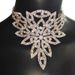 hot selling new sexy exaggerated rhinestone necklace nightclub dance full diamond flower-shap_ipsvogv.com