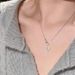 S Pure Silver Language Wish Necklace Ins Niche High-end Light Luxury Versatile Pentagonal Star Collarbone Chain_ipsvogv.com