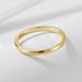 Women's Jewelry S925 Sterling Silver Gold Plated Ring Simple Classic Aperture Versatile Ring Hand Jewelry High Quality_ipsvogv.com