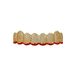 Canine mirror mixed inlay hip hop trend braces inlaid with diamonds HIPHOP copper inlaid zirconium full diamond braces_ipsvogv.com