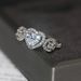 Women's Heart shaped Wedding Rings Zircon Micro inlaid Platinum plated Jewelry_ipsvogv.com