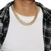 Niche design hip hop full diamond Cuban chain men 16mm hip hop hiphop accessories_ipsvogv.com