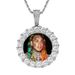 Pendants & Charms Hip Hop Photo Frame Pendant DIY Private Couple Photo Memorial Round Large Zircon Solid Hip Hop Necklace_ipsvogv.com