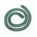 Unisex 10mm Diamond Emerald Diamond Flip Cover Men's Alloy Necklace Rap Cuban Chain Pendant_ipsvogv.com