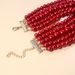 Pearl Short Multi layered Collar Women's Necklace Set Jewelry 6800_ipsvogv.com